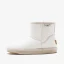 Proste / Simple Kość Słoniowa Snow Boots 2020 Wodoodporne Skórzany Botki Zima Płaskie Przypadkowy Okrągłe Toe Buty Damskie