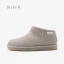 Modest / Simple Brown Snow Boots 2020 Waterproof Leather Ankle Winter Flat Casual Round Toe Womens Boots