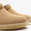 Modest / Simple Brown Snow Boots 2020 Waterproof Leather Ankle Winter Flat Casual Round Toe Womens Boots