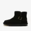 Fashion Khaki Snow Boots 2020 Leather Buckle Ankle Winter Flat Casual Round Toe Womens Boots