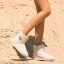 Schlicht Ivory / Creme Schneestiefel 2020 Wasserdichte Leder Schaltflächen Ankle Boots Winter Flache Freizeit Runde Zeh Stiefel Damen