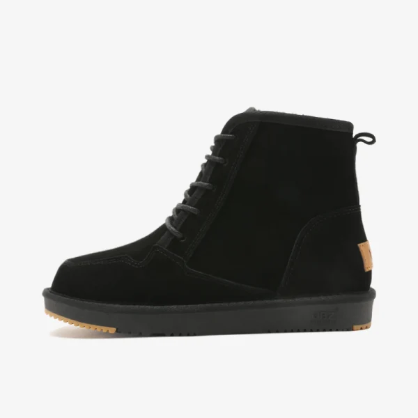 Proste / Simple Khaki Snow Boots 2020 Wełniany Skórzany Koronki Botki Zima Płaskie Okrągłe Toe Buty Damskie