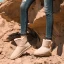 Schöne Beige Schneestiefel 2020 Woll Leder Schnüren Ankle Boots Winter Flache Freizeit Runde Zeh Stiefel Damen