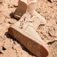 Schöne Beige Schneestiefel 2020 Woll Leder Schnüren Ankle Boots Winter Flache Freizeit Runde Zeh Stiefel Damen