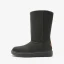 Schlicht Khaki Schneestiefel 2020 Woll Wasserdichte Leder Mitte Der Wade Winter Flache Freizeit Runde Zeh Stiefel Damen