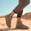Chic / Beautiful Brown Snow Boots 2020 Woolen Leather Buckle Ankle Winter Flat Casual Round Toe Womens Boots