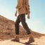 Chic / Beautiful Brown Snow Boots 2020 Woolen Leather Buckle Ankle Winter Flat Casual Round Toe Womens Boots