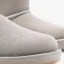Eenvoudige Grijs Snowboots 2020 Wollen Leer Enkellaarsjes / Enkellaarzen Winter Platte Toevallig Ronde Neus Dames Laarzen