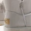 Eenvoudige Grijs Snowboots 2020 Wollen Leer Enkellaarsjes / Enkellaarzen Winter Platte Toevallig Ronde Neus Dames Laarzen