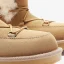 Fashion Maroon Snow Boots 2020 Woolen Leather Lace-up Mid Calf Winter Flat Casual Round Toe Womens Boots