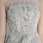 Elegante Grau Abendkleider 2020 A Linie Bandeau Ärmellos Applikationen Spitze Pailletten Perlenstickerei Lange Rückenfreies Rüschen Festliche Kleider