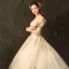 Abordable Champagne Robe De Mariée 2019 Robe Boule De l'épaule 3/4 Manches Dos Nu Glitter Appliques En Dentelle Chapel Train Volants