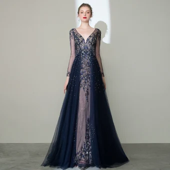 See Through Cheap Evening Dresses, Evening Gowns Online | Veaul