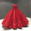 Glitzernden Pink Pailletten Tanzen Ballkleider 2023 Ballkleid Off Shoulder Kurze Ärmel Lange Rückenfreies Festliche Kleider