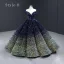 Glitzernden Pink Pailletten Tanzen Ballkleider 2023 Ballkleid Off Shoulder Kurze Ärmel Lange Rückenfreies Festliche Kleider