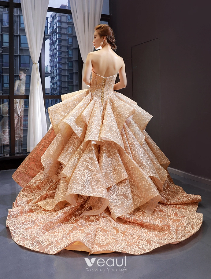 10 Rose Gold Gowns To Renew Your Vows In | PreOwned Wedding Dresses