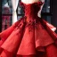 Luxury / Gorgeous Pearl Pink Red Carpet Evening Dresses  2023 Ball Gown Off-The-Shoulder Short Sleeve Glitter Tulle Appliques Flower Beading Court Train Ruffle Backless