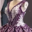 Luxury / Gorgeous Grape Dancing Prom Dresses 2023 Ball Gown See-through V-Neck Sleeveless Appliques Lace Beading Sequins Floor-Length / Long Ruffle Backless