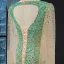 Haut de Gamme Champagne La Mariée Robe De Mariée 2023 Trompette / Sirène Encolure Dégagée Manches Longues Dos Nu Glitter Tulle Tribunal Train Volants