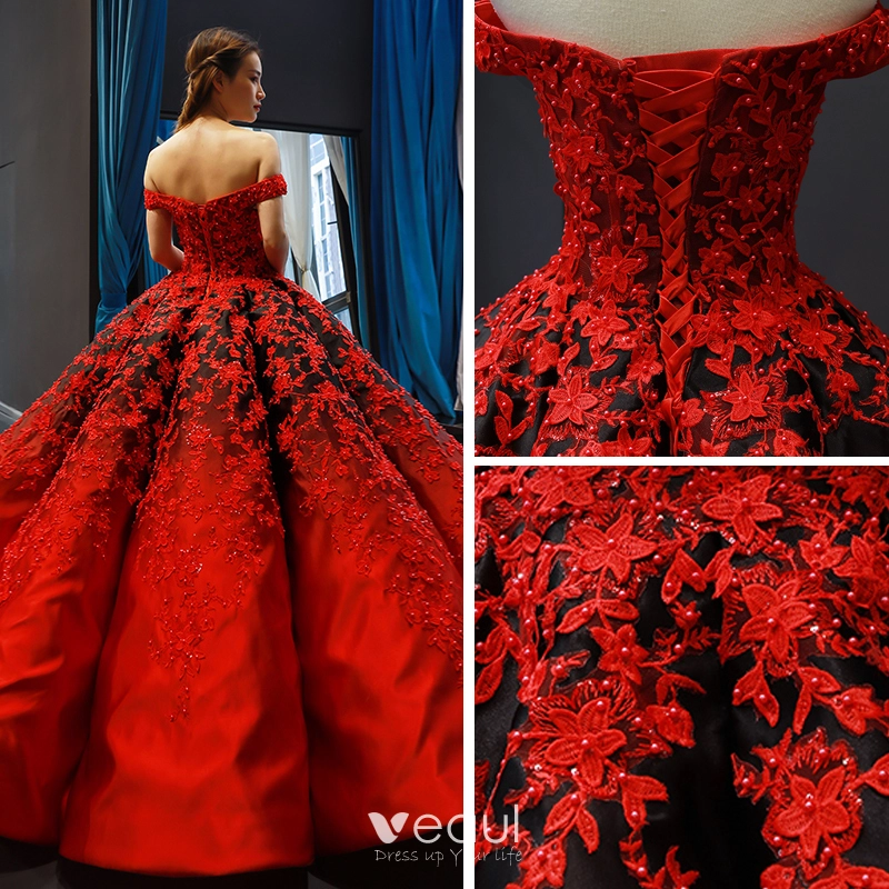 Elegant African Red Slit Prom Dresses With Gold Appliques Plus Size V Neck  Mermaid Evening Dress Long Sleeve Satin Black Girls Formal Graduation Party  Gown 2021 From Bridalstore, $81.95 | DHgate.Com