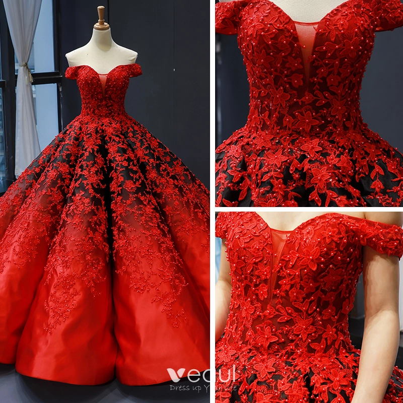 Arabic Design Ball Gown Lace Applique Wedding Dress 2023 bruidsjurken Long  Sleeves Illusion Scoop Neck Princess Bridal Gown - AliExpress