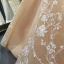 High-end Champagne Bridal Wedding Dresses 2023 Ball Gown Off-The-Shoulder Long Sleeve Backless Flower Appliques Lace Court Train Ruffle