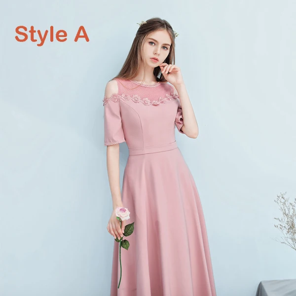 Abordable Rose Bonbon Robe Demoiselle D'honneur 2019 Princesse Ceinture Appliques Fleur Longue Volants Dos Nu Robe Pour Mariage