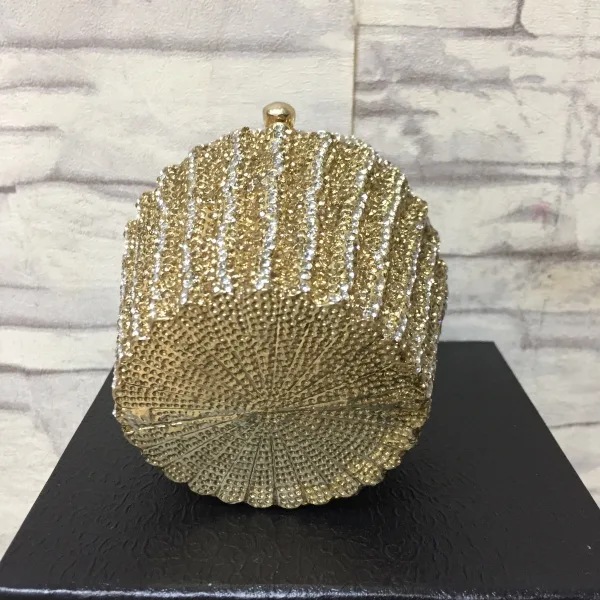 Niezwykły Bling Bling Czerwone Limonkowy Rhinestone Metal Kopertówki 2022
