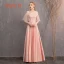 Abordable Perle Rose Satin Robe Demoiselle D'honneur 2019 Princesse Ceinture Appliques En Dentelle Longue Dos Nu Robe Pour Mariage