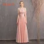 Abordable Perle Rose Satin Robe Demoiselle D'honneur 2019 Princesse Ceinture Appliques En Dentelle Longue Dos Nu Robe Pour Mariage