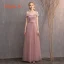 Schöne Pearl Rosa Spitze Brautjungfernkleider 2019 A Linie Schleife Stoffgürtel Lange Rüschen Rückenfreies Kleider Für Hochzeit