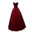 Modern / Fashion Burgundy Suede Prom Dresses 2019 A-Line / Princess Spaghetti Straps Sleeveless Floor-Length / Long Ruffle Backless Formal Dresses