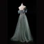 Classy Sage Green Prom Dresses 2019 Princess Strapless Sleeveless Floor-Length / Long Ruffle Backless Formal Dresses