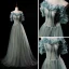 Classy Sage Green Prom Dresses 2019 Princess Strapless Sleeveless Floor-Length / Long Ruffle Backless Formal Dresses