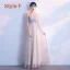 Elegant Champagne Bridesmaid Dresses 2019 A-Line / Princess Appliques Lace Sash Floor-Length / Long Backless Wedding Party Dresses