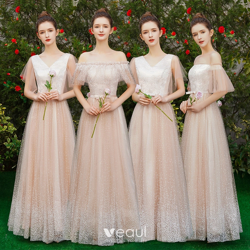 rose gold and champagne bridesmaid dresses Made In USA Forest Green Infinity Dress Multiway Bridesmaid Dress Convertible Made In USA main image 1