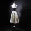 Modern / Fashion Black Homecoming Graduation Dresses 2018 A-Line / Princess Spaghetti Straps Sleeveless Tea-length Ruffle Backless Formal Dresses