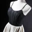 Modern / Fashion Black Homecoming Graduation Dresses 2018 A-Line / Princess Spaghetti Straps Sleeveless Tea-length Ruffle Backless Formal Dresses