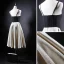 Modern / Fashion Black Homecoming Graduation Dresses 2018 A-Line / Princess Spaghetti Straps Sleeveless Tea-length Ruffle Backless Formal Dresses