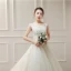 Élégant Ivoire Robe De Mariée 2019 Princesse V-Cou Sans Manches Dos Nu Appliques En Dentelle Perlage Glitter Tulle Volants Chapel Train