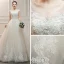 Élégant Ivoire Robe De Mariée 2019 Princesse V-Cou Sans Manches Dos Nu Appliques En Dentelle Perlage Glitter Tulle Volants Chapel Train