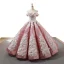 Sparkly Flower Fairy Pool Blue Dancing Prom Dresses 2023 Ball Gown Off-The-Shoulder Short Sleeve Appliques Flower Beading Pearl Floor-Length / Long Ruffle