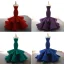 Luxe Bordeaux Tapis rouge Robe De Soirée 2023 Trompette / Sirène Bustier Sans Manches Glitter Appliques En Dentelle Train De Balayage Volants Dos Nu Robe De Ceremonie