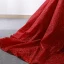 Luxe Rouge Transparentes La Mariée Robe De Mariée 2023 Robe Boule Encolure Dégagée Manches Courtes Appliques Paillettes Train De Balayage Volants