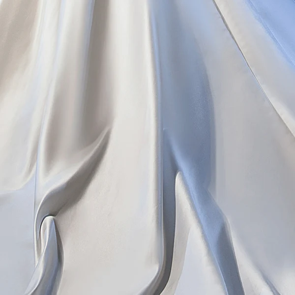 Modest / Simple Ivory Satin Bridal Wedding Dresses 2020 Ball Gown Off-The-Shoulder Short Sleeve Backless Chapel Train Ruffle