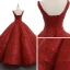 Glitzernden Rot Pailletten Tanzen Ballkleider 2023 Ballkleid Schultern Ärmellos Lange Rüschen Rückenfreies Festliche Kleider