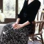 Chic / Beautiful Black Velour Winter Evening Dresses  2020 A-Line / Princess V-Neck 3/4 Sleeve Sash Sequins Floor-Length / Long Formal Dresses