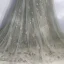 Elegant Grey Evening Dresses  2020 A-Line / Princess Off-The-Shoulder Puffy Short Sleeve Beading Appliques Sequins Court Train Ruffle Backless Formal Dresses