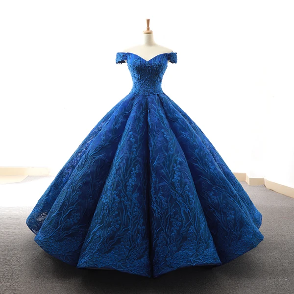 High-end White Dancing Prom Dresses 2023 Ball Gown Off-The-Shoulder Short Sleeve Best Appliques Lace Floor-Length / Long Ruffle Backless Formal Dresses
