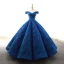 High-end White Dancing Prom Dresses 2023 Ball Gown Off-The-Shoulder Short Sleeve Best Appliques Lace Floor-Length / Long Ruffle Backless Formal Dresses